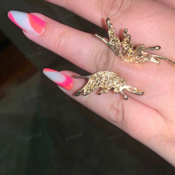 Boho Fairycore Pixie Butterfly Statement Ring - Picture 5 of 8